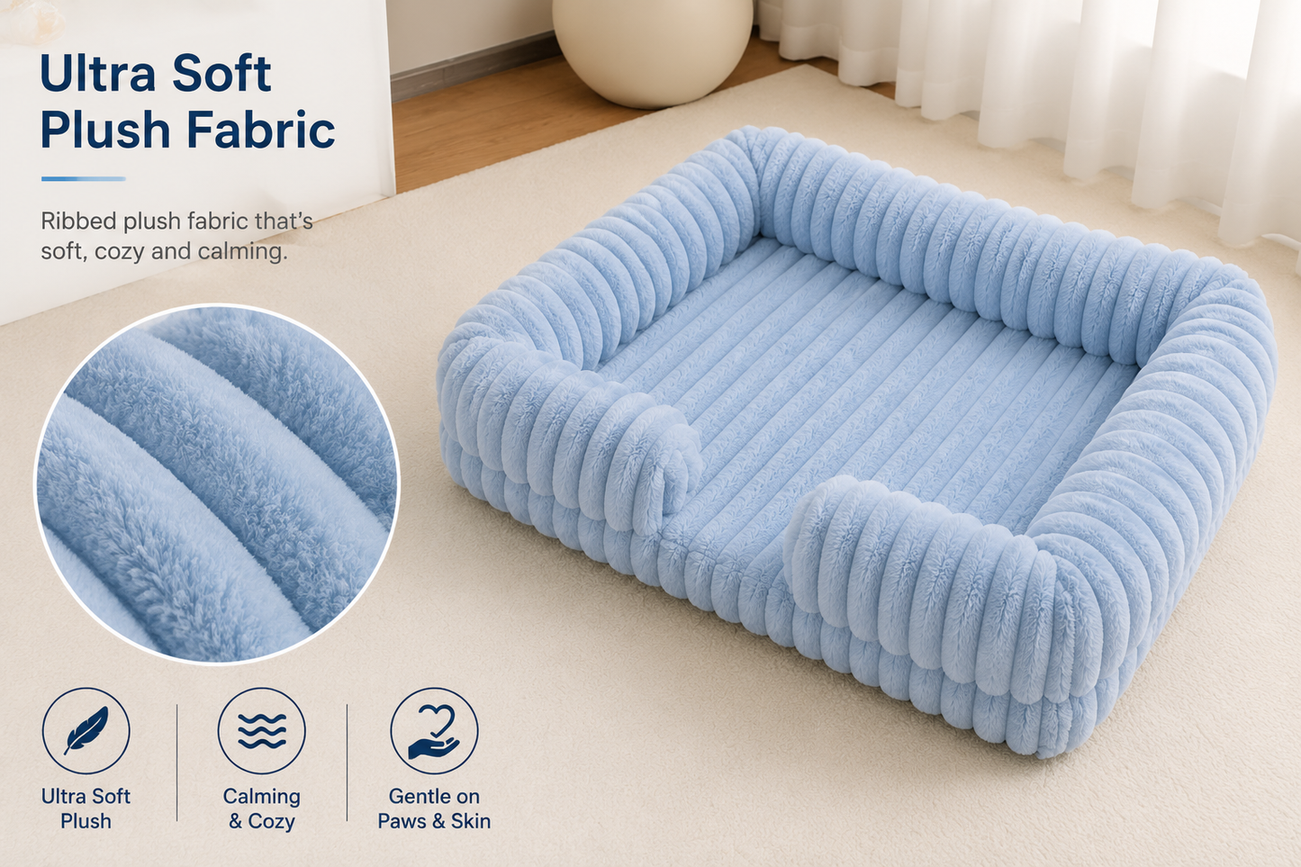 Waggzly Orthopedic Calming Bed